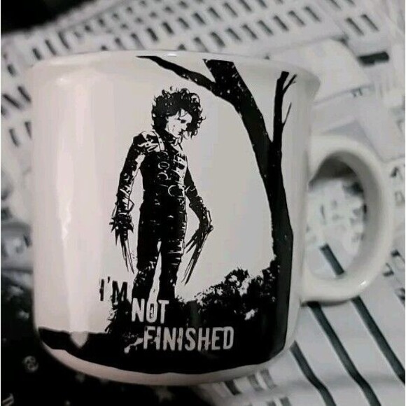 Other - Edward Scissorhands Mug Movie Memorabilia I'm Not Finished Tim Burton